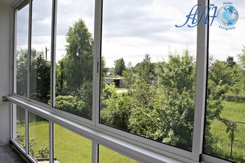 алюминиевый балкон фото