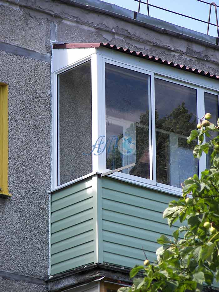наружная отделка балкона остекление Минск