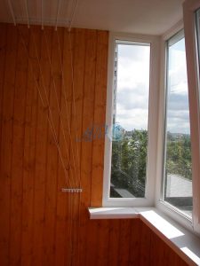 установка сушилки на балкон