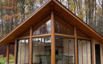 Легкое остекление веранды