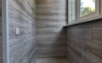 Отделка стен ламинатом